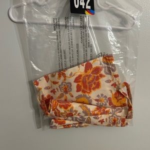 Free People Flowered Tie Top